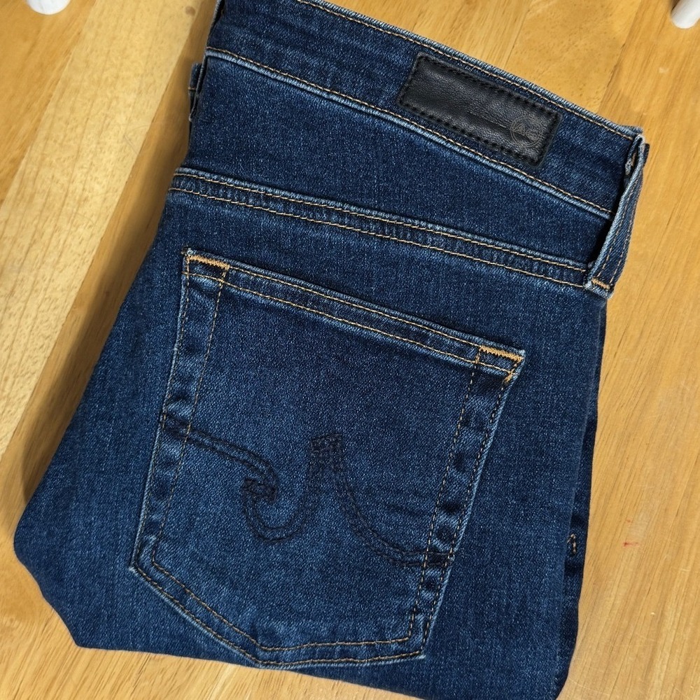 AG Adriano Goldschmied The Prima Cigarette Leg‎ Dark Wash Jeans 26 Slim Skinny